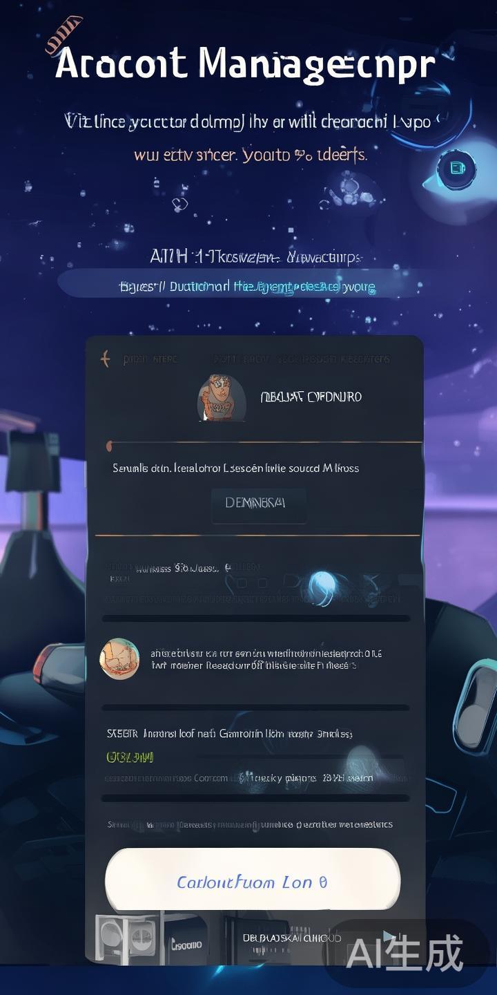 智能化的账号管理
通过APP，用户可以轻松管理个