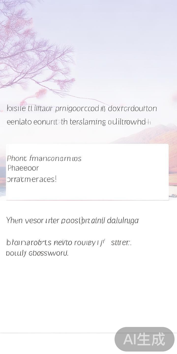 在开始注册之前，请确保您的手机已连接稳定的网络，且